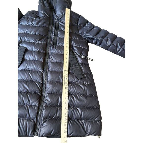 Athleta Snow Down Reversible Parka Jacket Black SIZE S Hooded Puffer - Picture 7 of 16